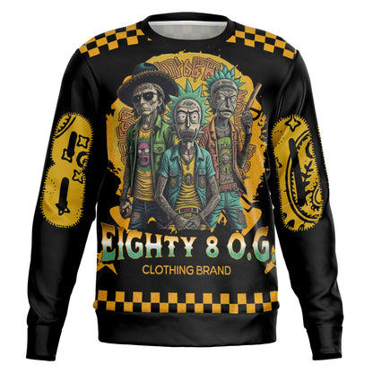 Fashion Sweatshirt - Black and yellow Cartel Ricky