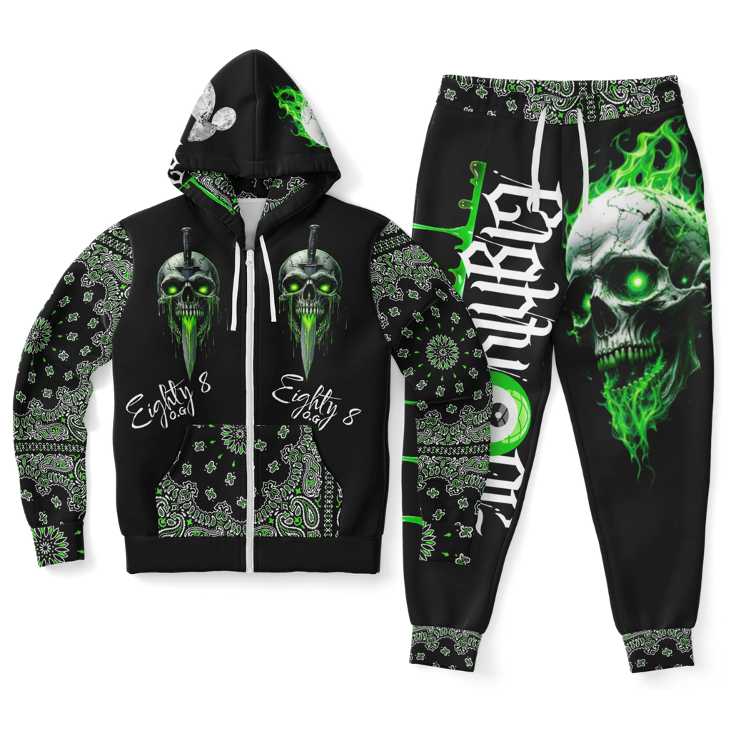 Black Saiyan  Ziphoodie & Jogger -