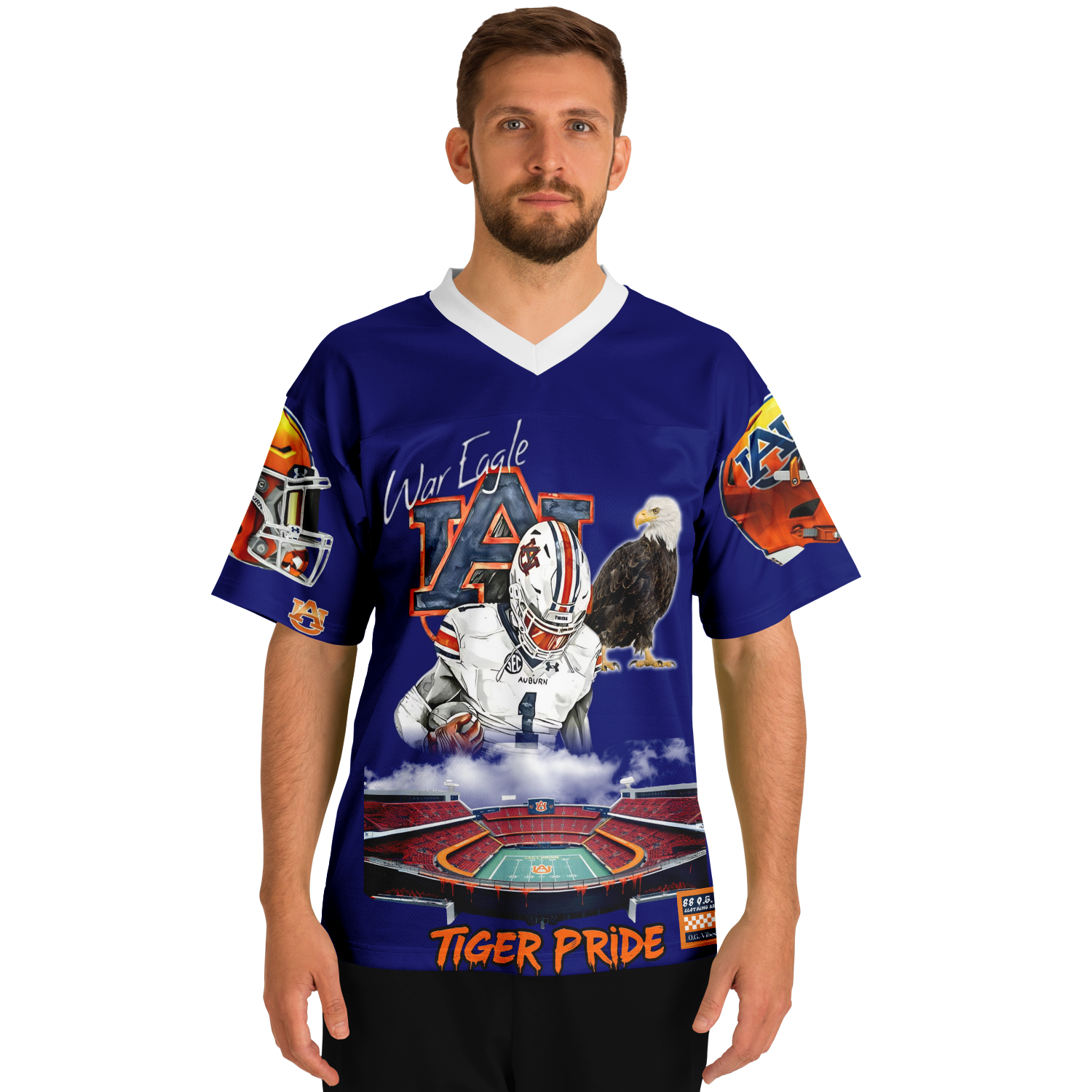 "TIGER PRIDE" FOOTBALL JERSEY