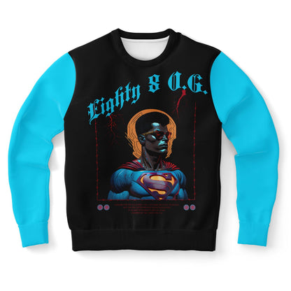 Fashion Sweatshirt - AOP Retro Blacc Kryptonite