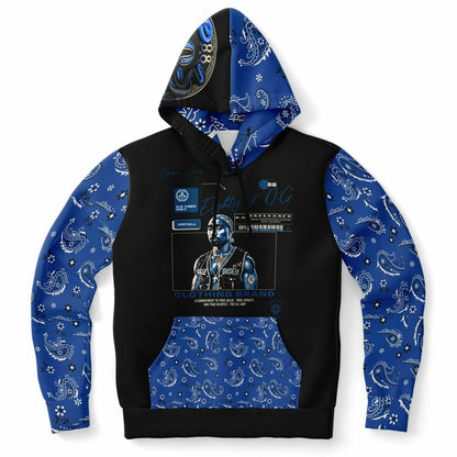 Athletic Hoodie - "  Blue O.G. Vibes Only"