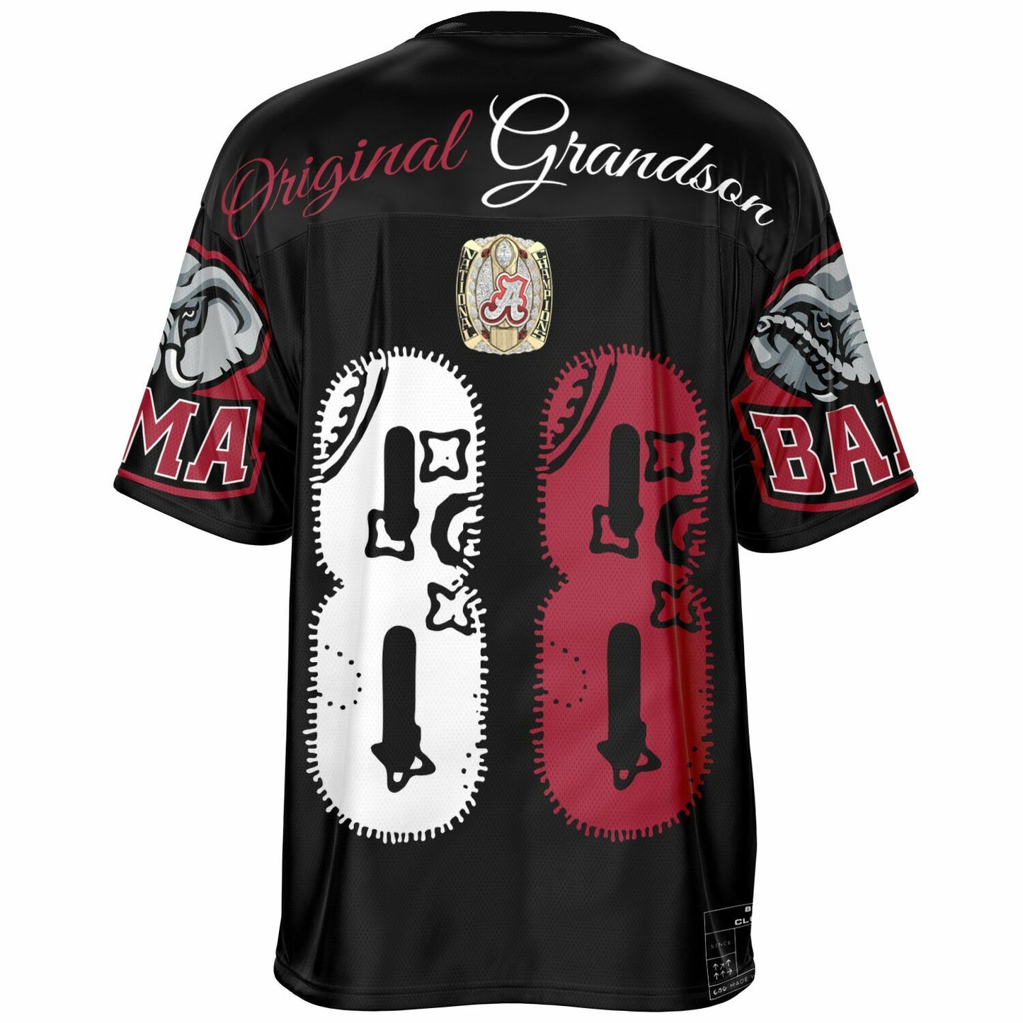 Football Jersey -  Crimson Black Out