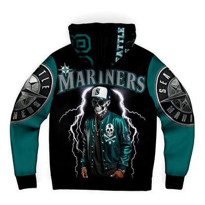 Microfleece Ziphoodie - Mariners midnight