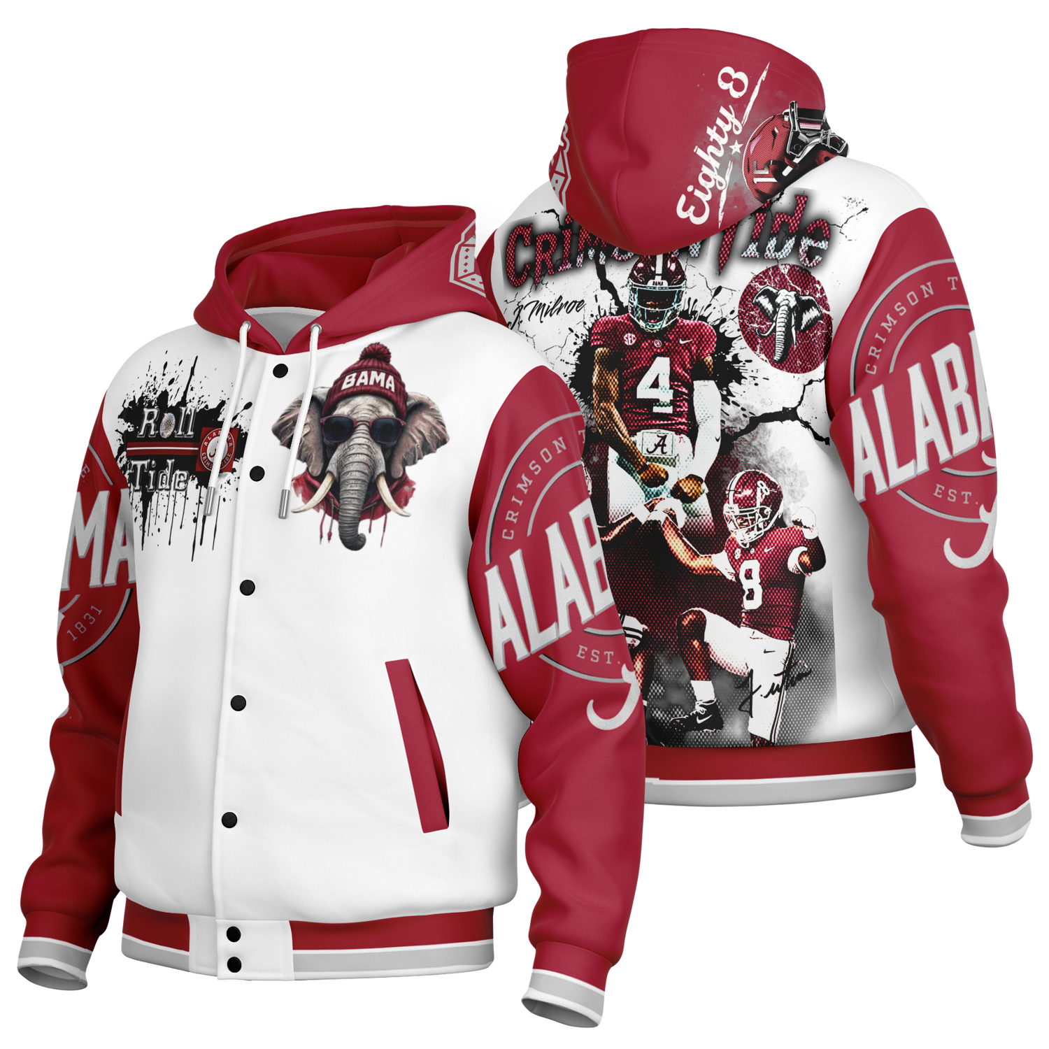 Crimson Tide Hooded Jacket -