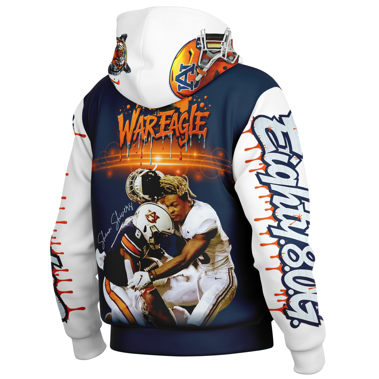 Auburn Tigers hooded varsity jacket