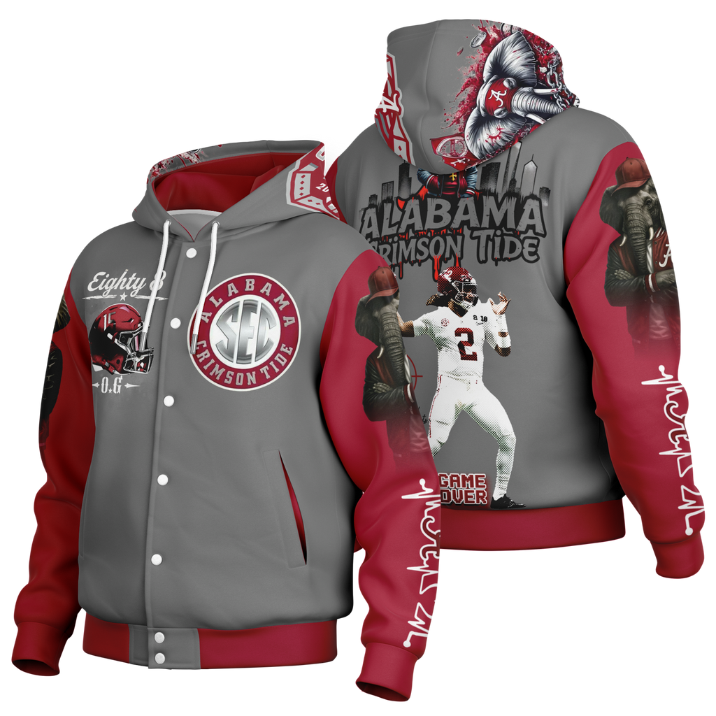 Big Bama Custom 1 of 1 Varsity Jacket copy