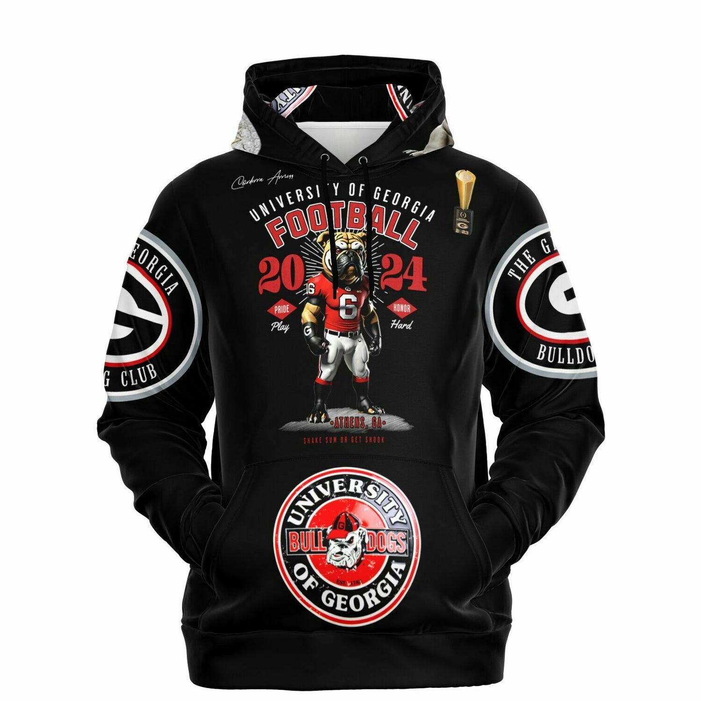 Athletic Hoodie - Georgia Bulldog Pride