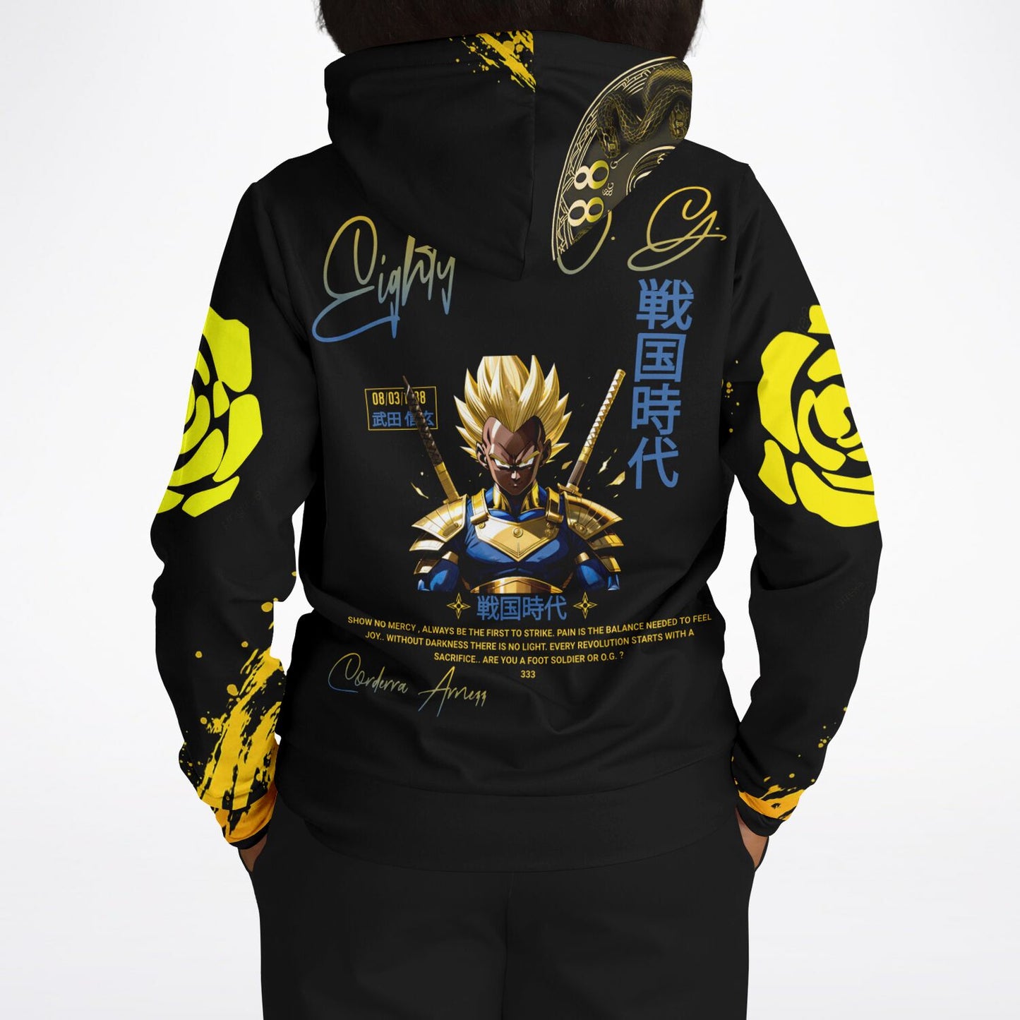 Athletic Hoodie - Blacc Saiyan