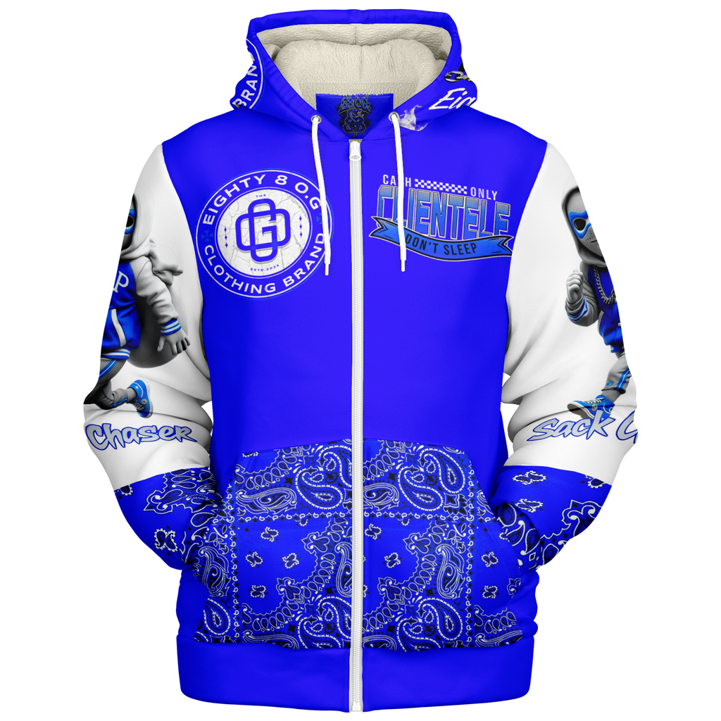 Sack Chaser Microfleece Ziphoodie - AOP