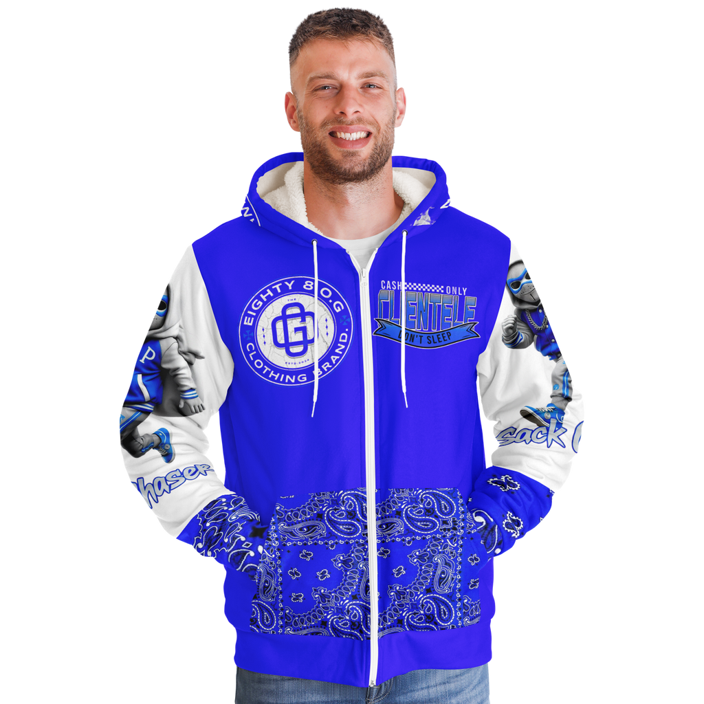 Sack Chaser Microfleece Ziphoodie - AOP