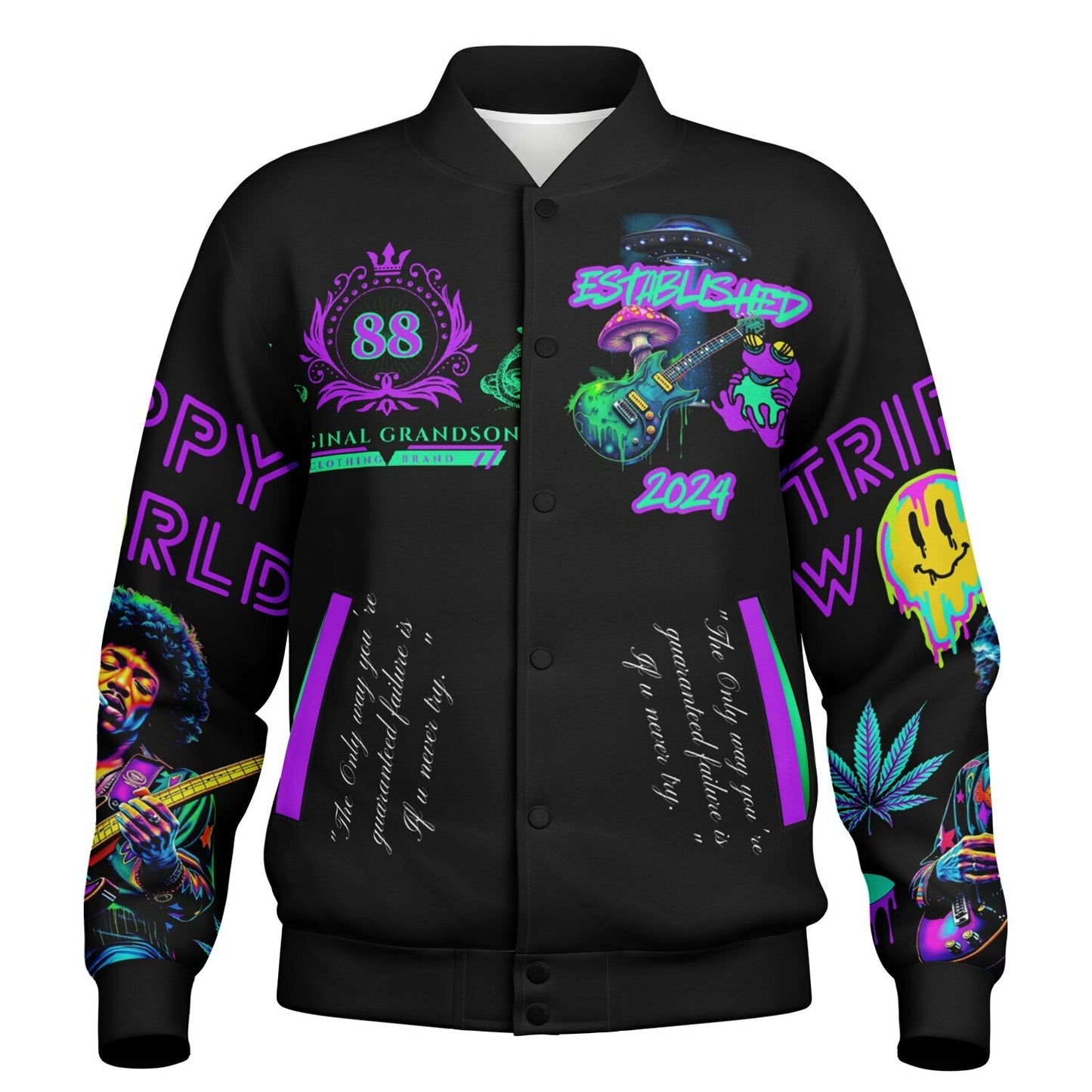 Baseball Jacket - Trippy World