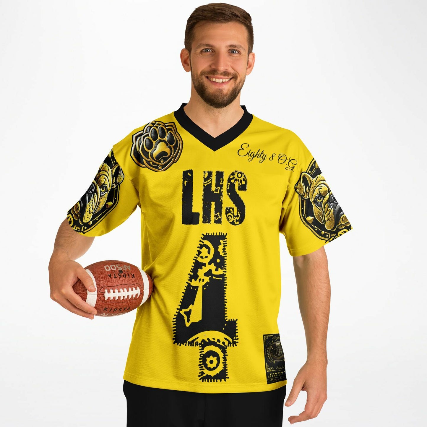 Football Jersey - Lafayette  Gold homecoming