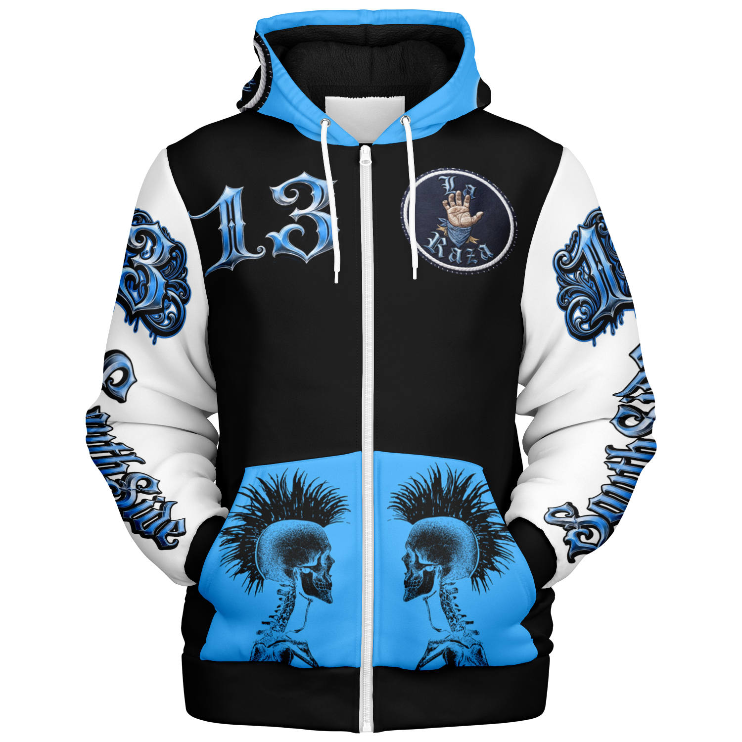 Southside Microfleece Ziphoodie - AOP
