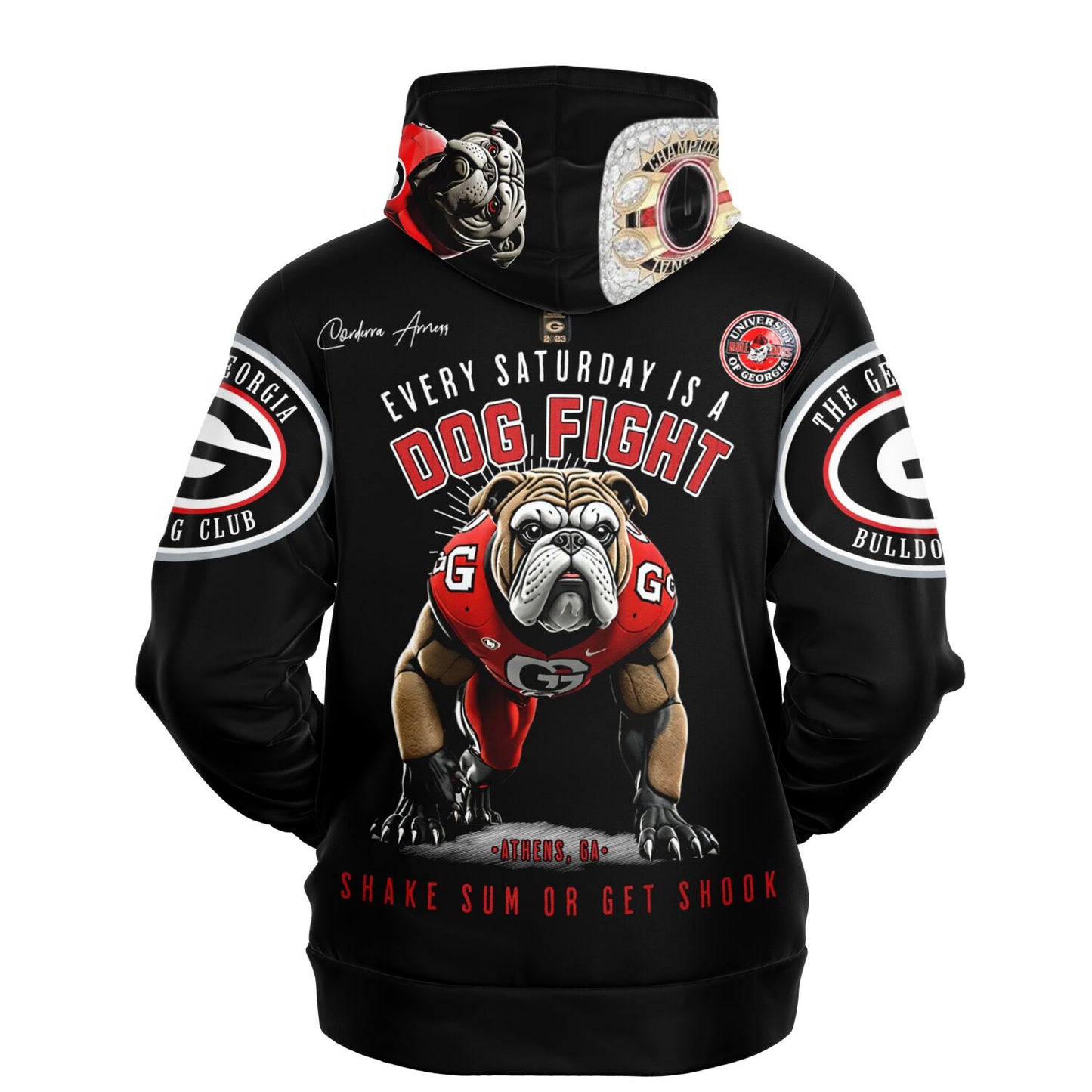 Athletic Hoodie - Georgia Bulldog Pride