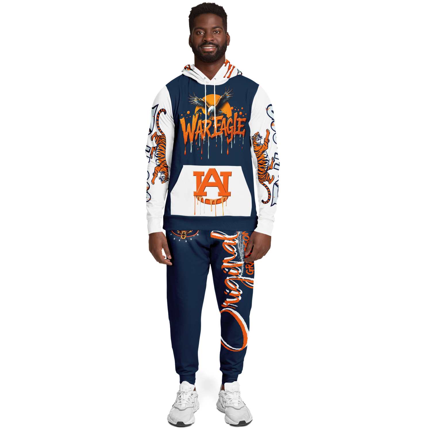 Fashion Hoodie & Jogger  Set- Tiger Country