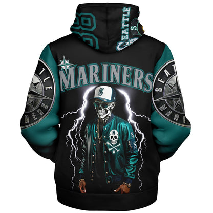 Microfleece Ziphoodie - Mariners midnight