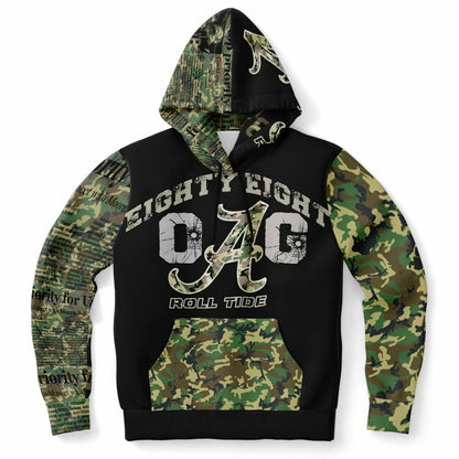 Fashion Hoodie - AOP Nick Saban Army Fatigue