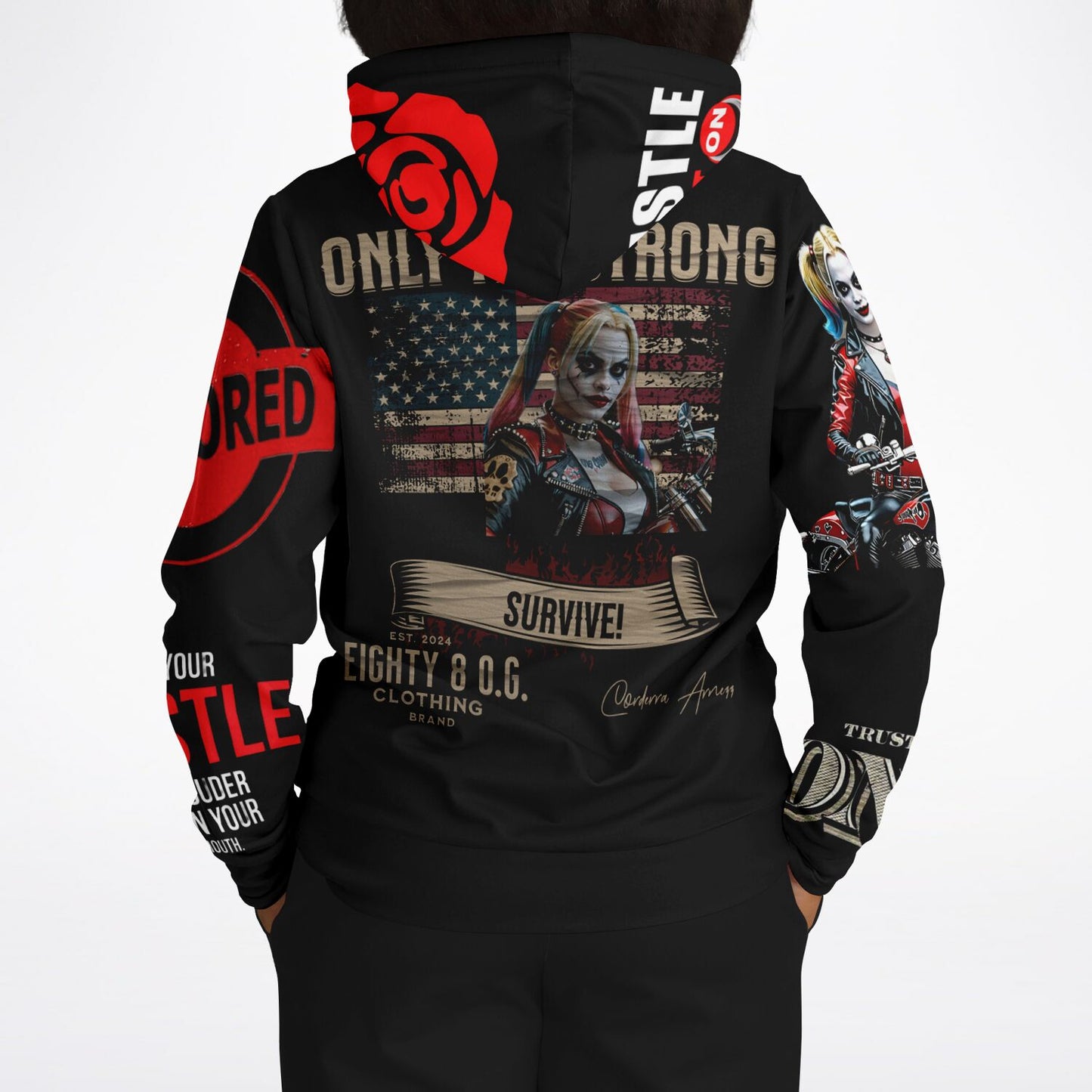 Athletic Hoodie - "Only The Strong "