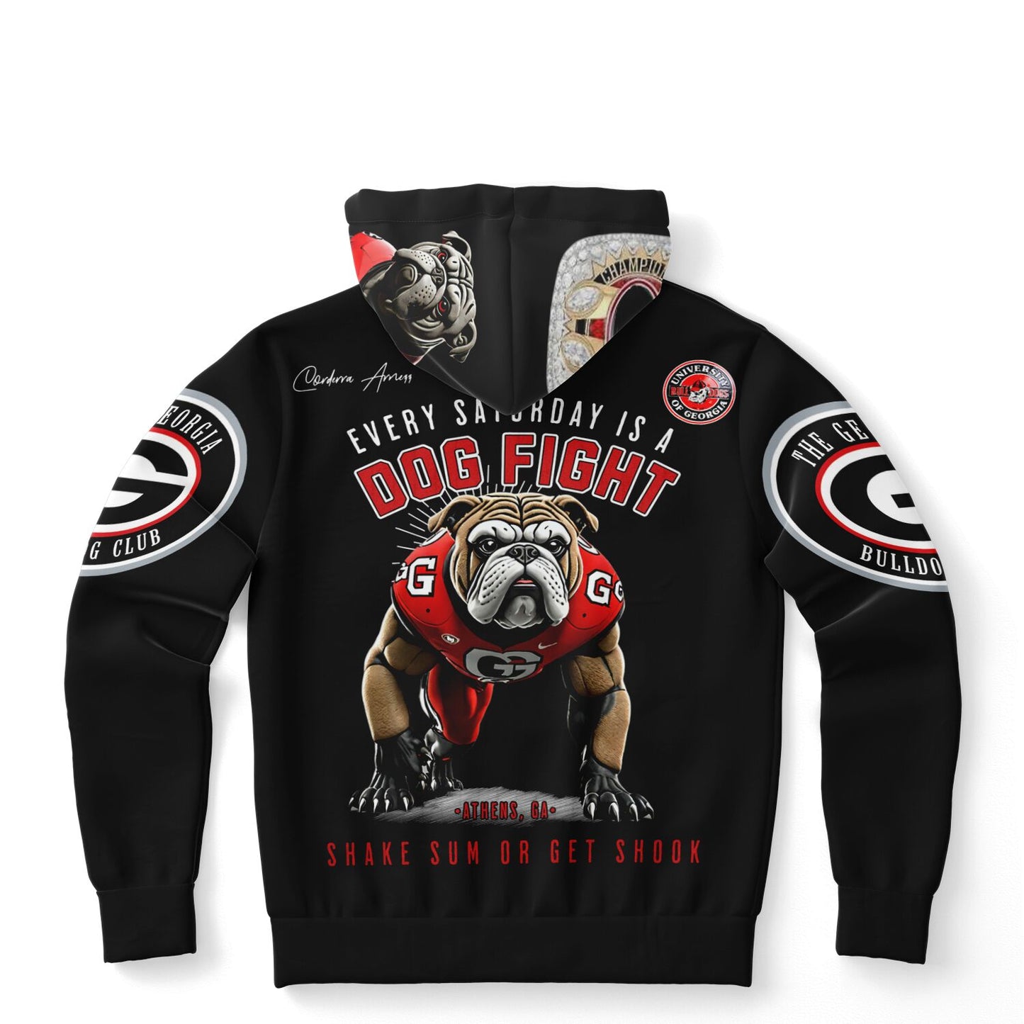 Athletic Hoodie - Georgia Bulldog Pride