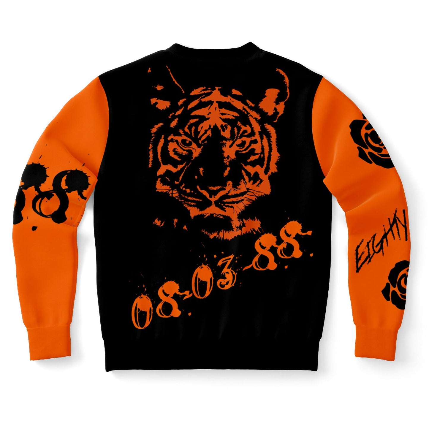 Fashion Sweatshirt - OG Rush Black & Orange