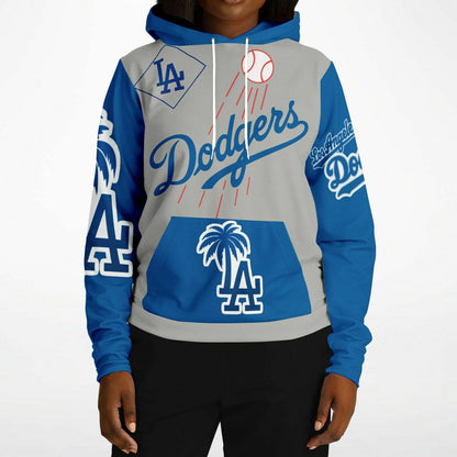 Athletic Hoodie - Dodger Nation Alternate hoodie grey and blue