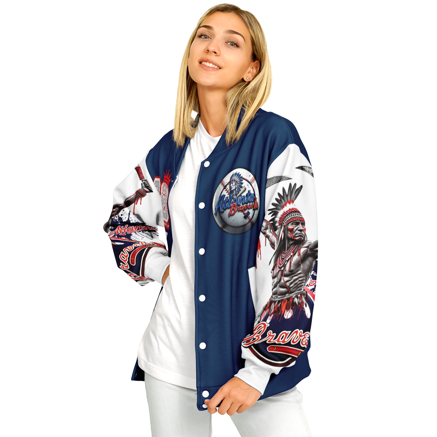 Baseball Jacket - Braves Throwback