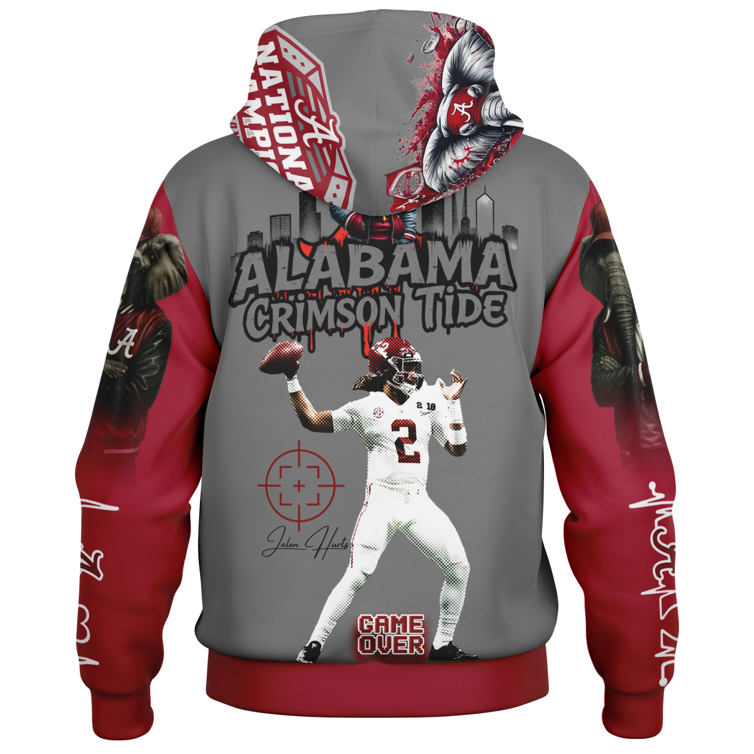 Big Bama Custom 1 of 1 Varsity Jacket copy