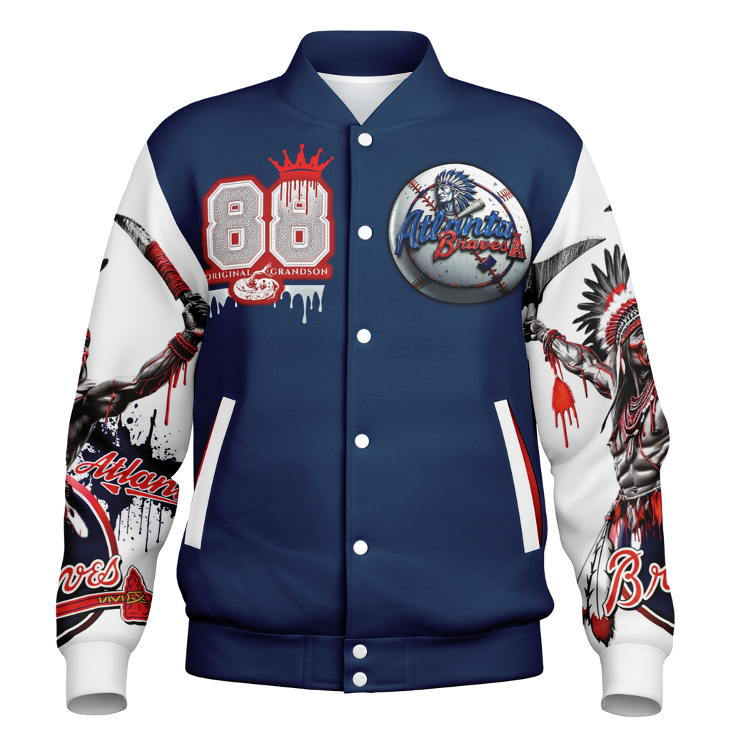 Baseball Jacket - Braves Throwback