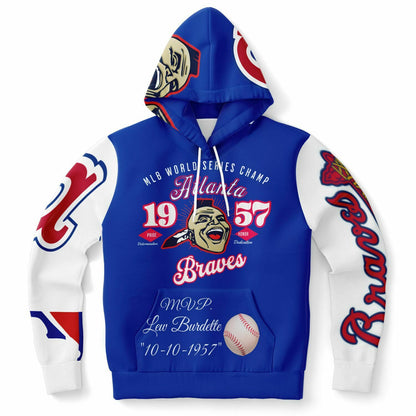 Athletic Hoodie - Vintage throwback Braves Hoodie