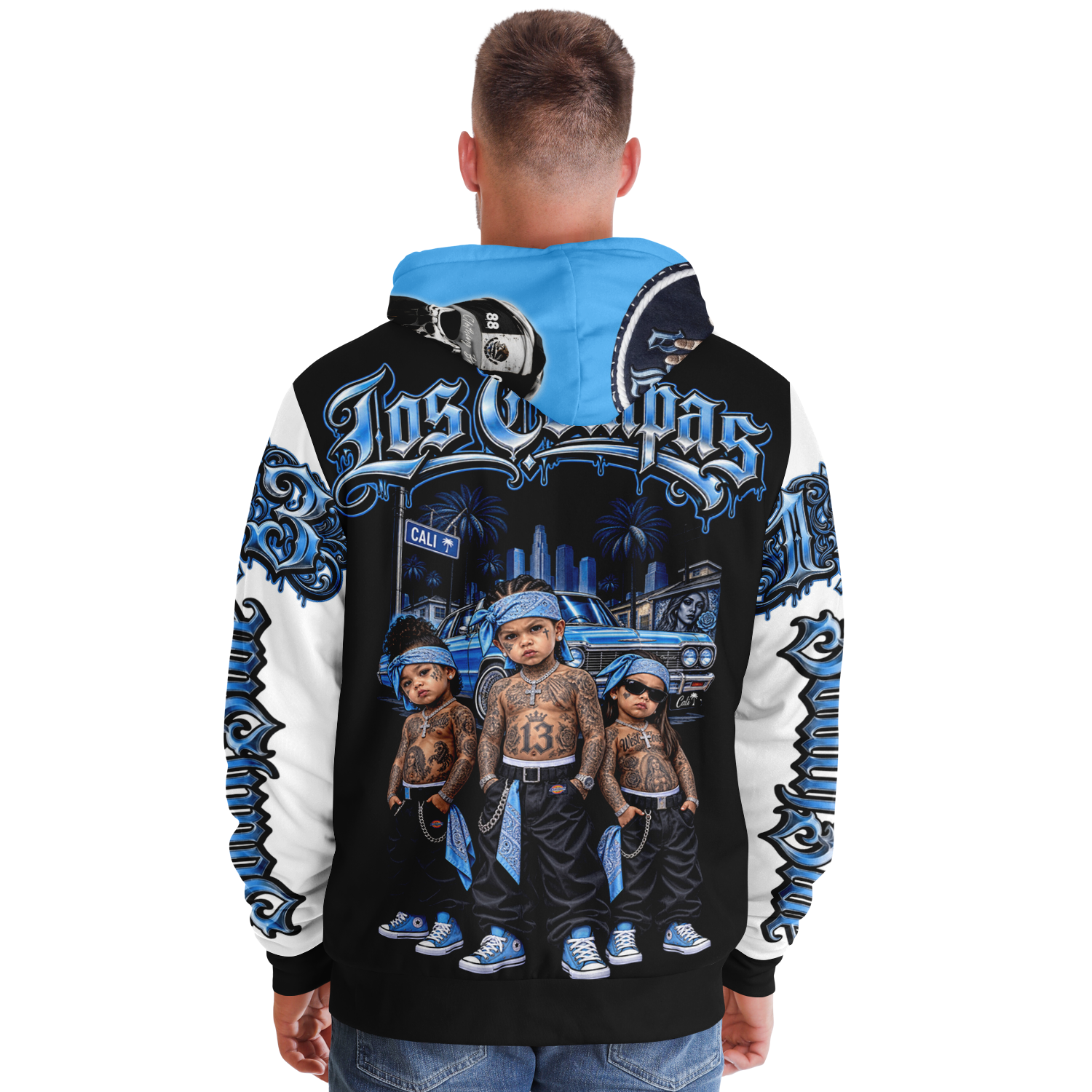 Southside Microfleece Ziphoodie - AOP