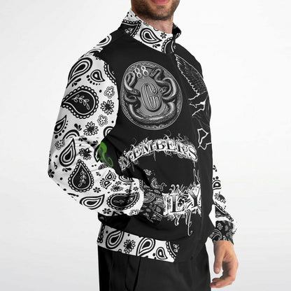 Track Jacket - AOP BLACK PAISLEY PRINT JOKER