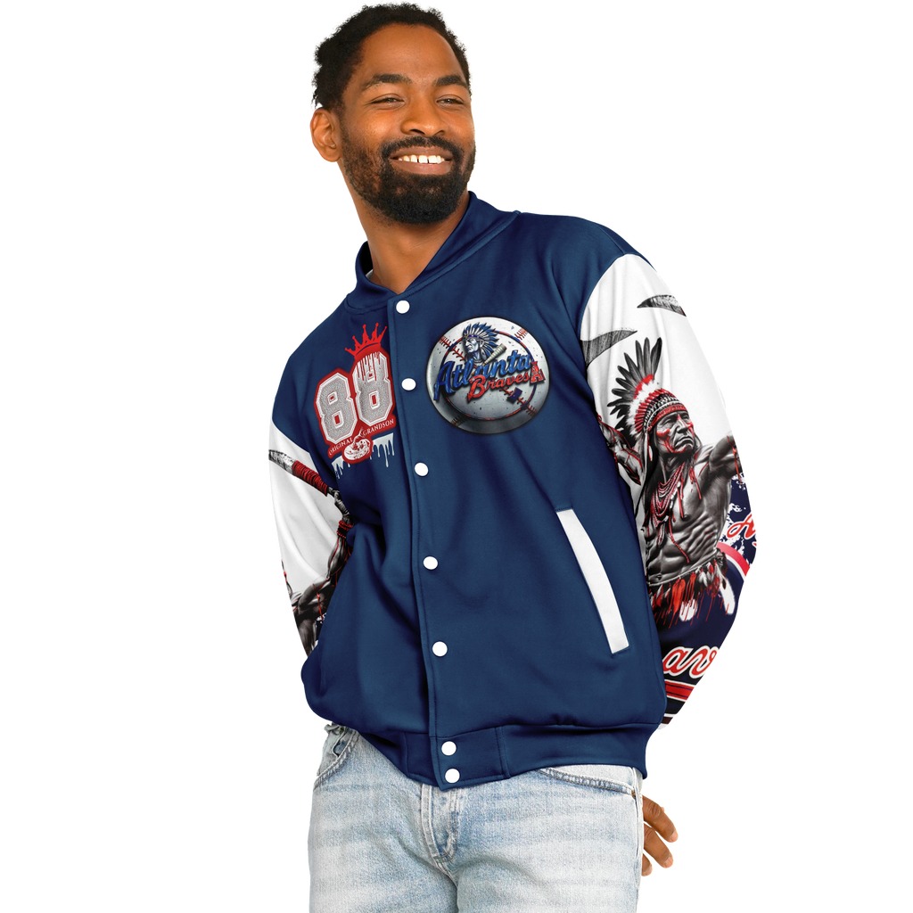 Baseball Jacket - Braves Throwback