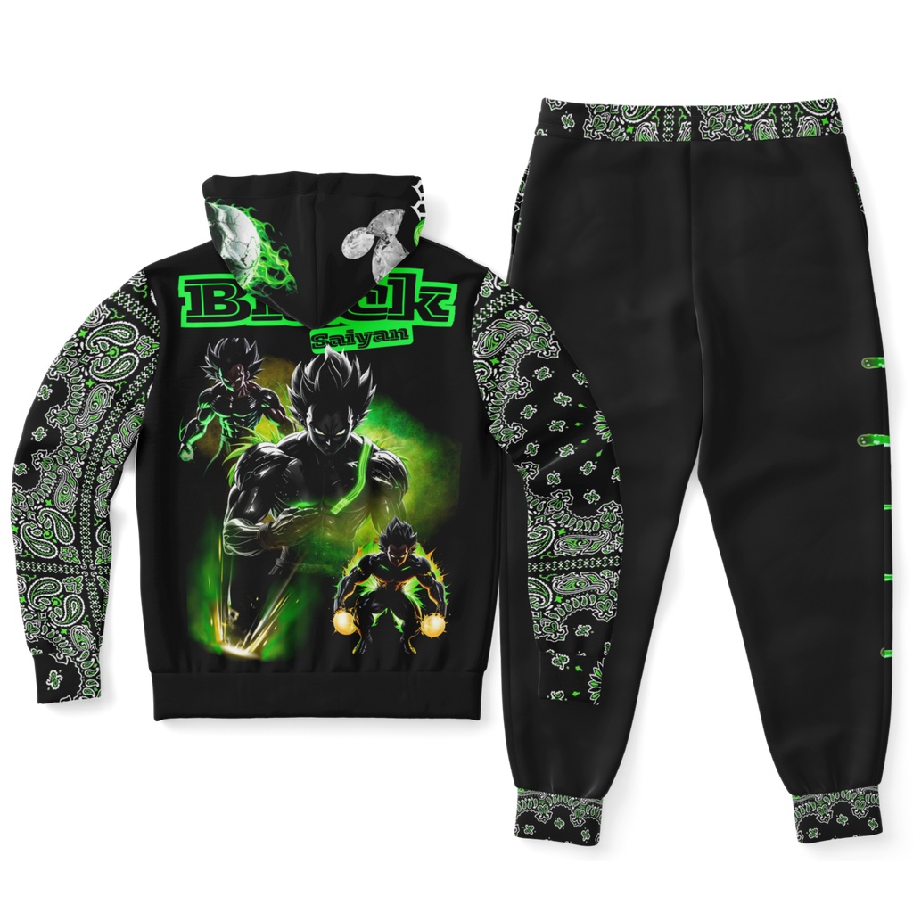 Black Saiyan  Ziphoodie & Jogger -
