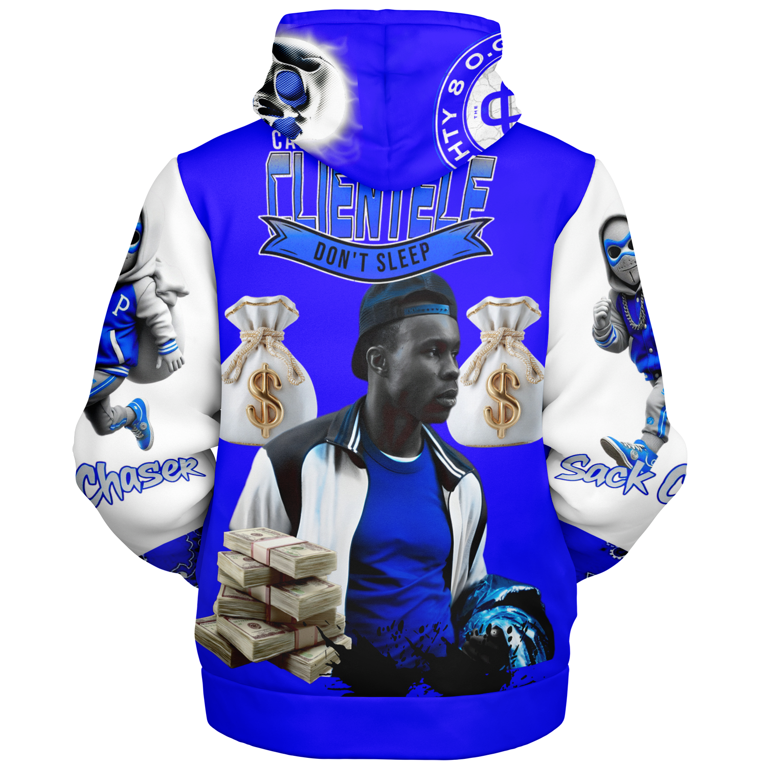 Sack Chaser Microfleece Ziphoodie - AOP