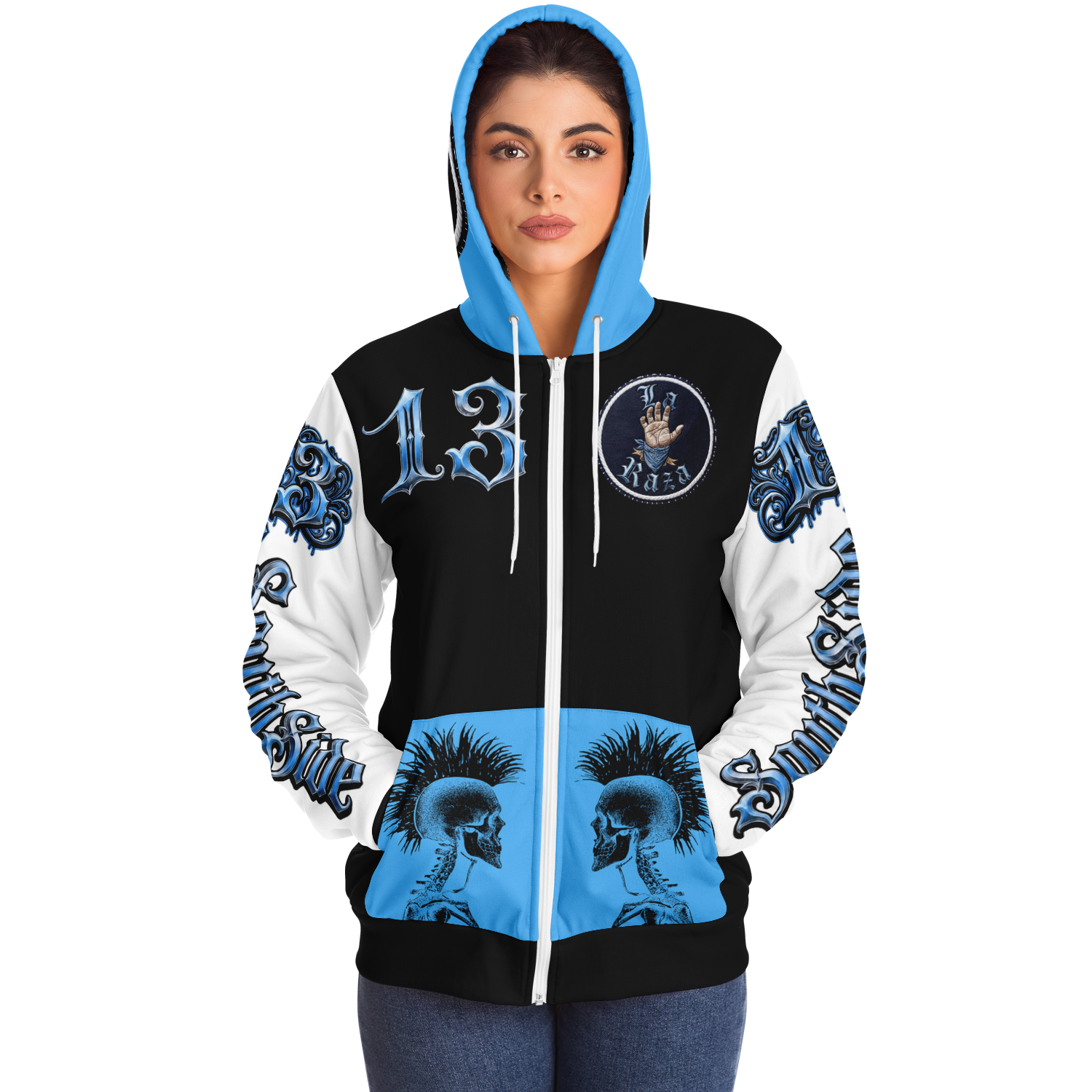 Southside Microfleece Ziphoodie - AOP