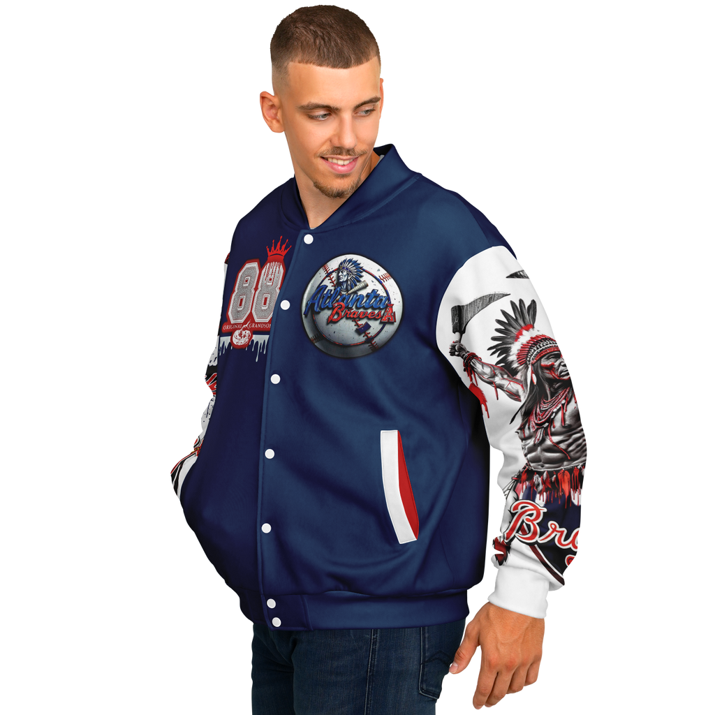 Baseball Jacket - Braves Throwback