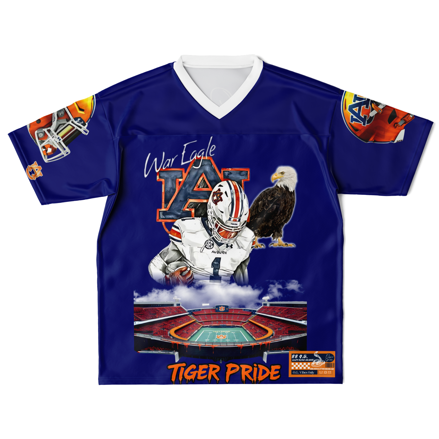 "TIGER PRIDE" FOOTBALL JERSEY