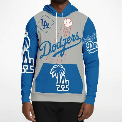 Athletic Hoodie - Dodger Nation Alternate hoodie grey and blue