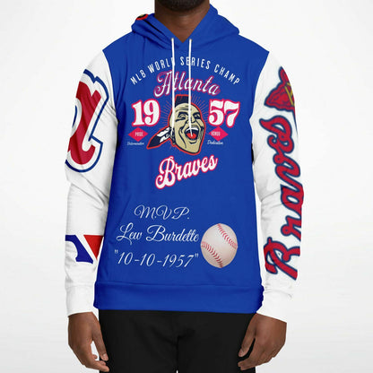 Athletic Hoodie - Vintage throwback Braves Hoodie