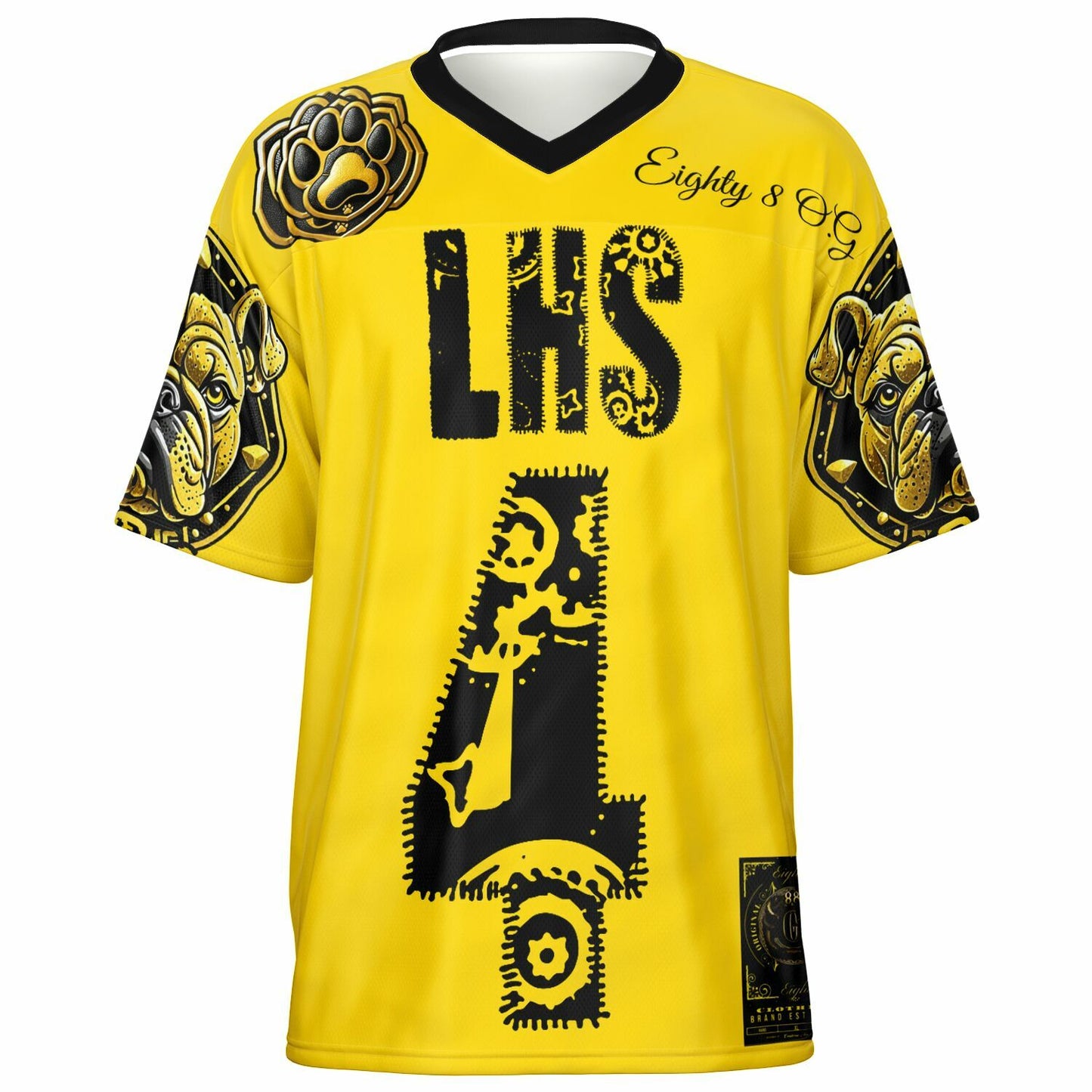 Football Jersey - Lafayette  Gold homecoming