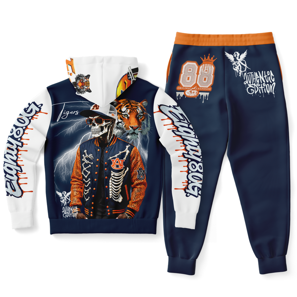Fashion Hoodie & Jogger  Set- Tiger Country