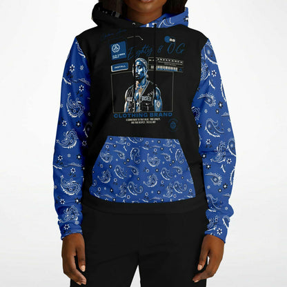 Athletic Hoodie - "  Blue O.G. Vibes Only"