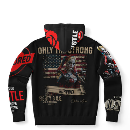 Athletic Hoodie - "Only The Strong "