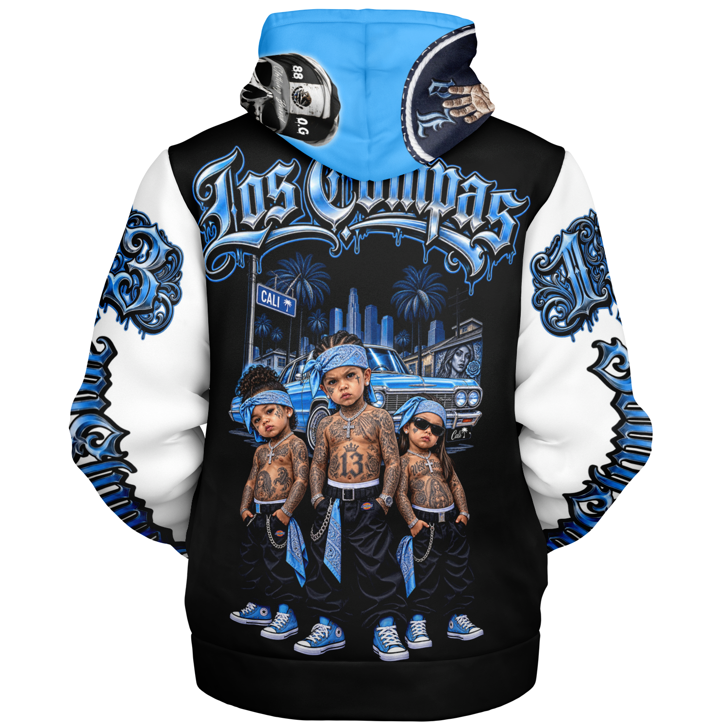 Southside Microfleece Ziphoodie - AOP