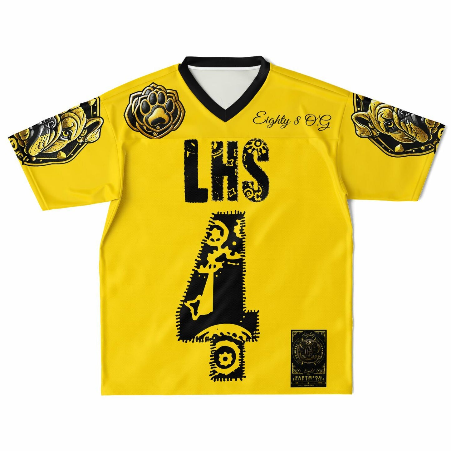 Football Jersey - Lafayette  Gold homecoming