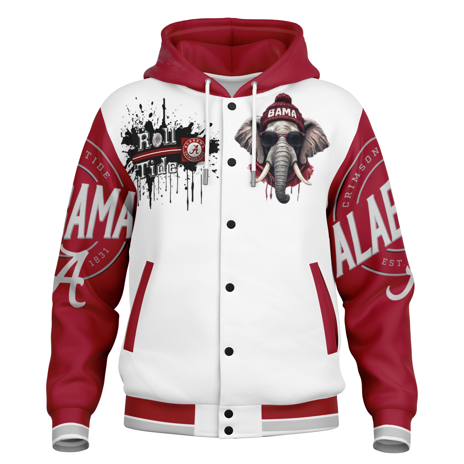 Crimson Tide Hooded Jacket -