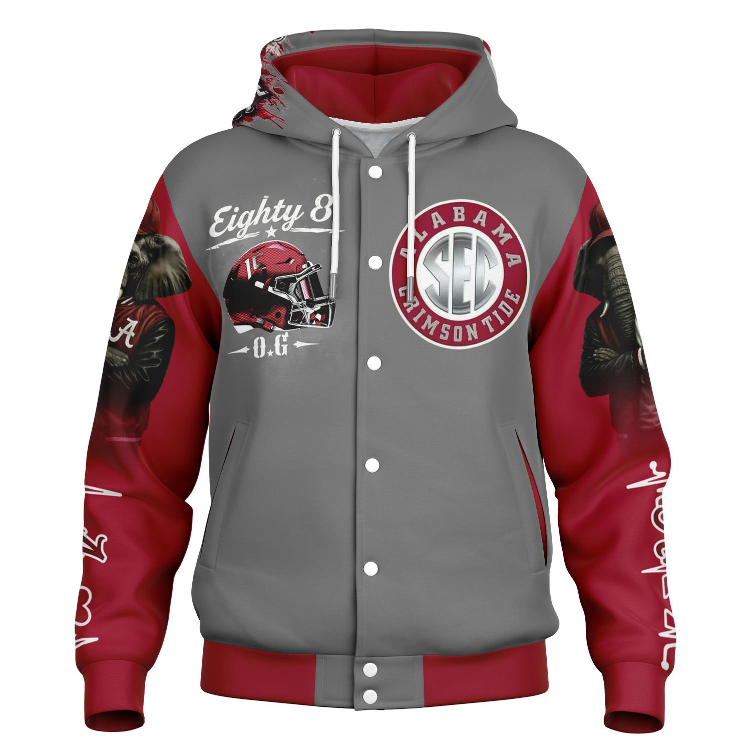 Big Bama Custom 1 of 1 Varsity Jacket copy