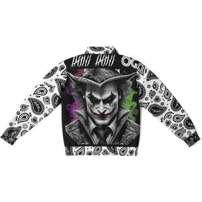 Track Jacket - AOP BLACK PAISLEY PRINT JOKER