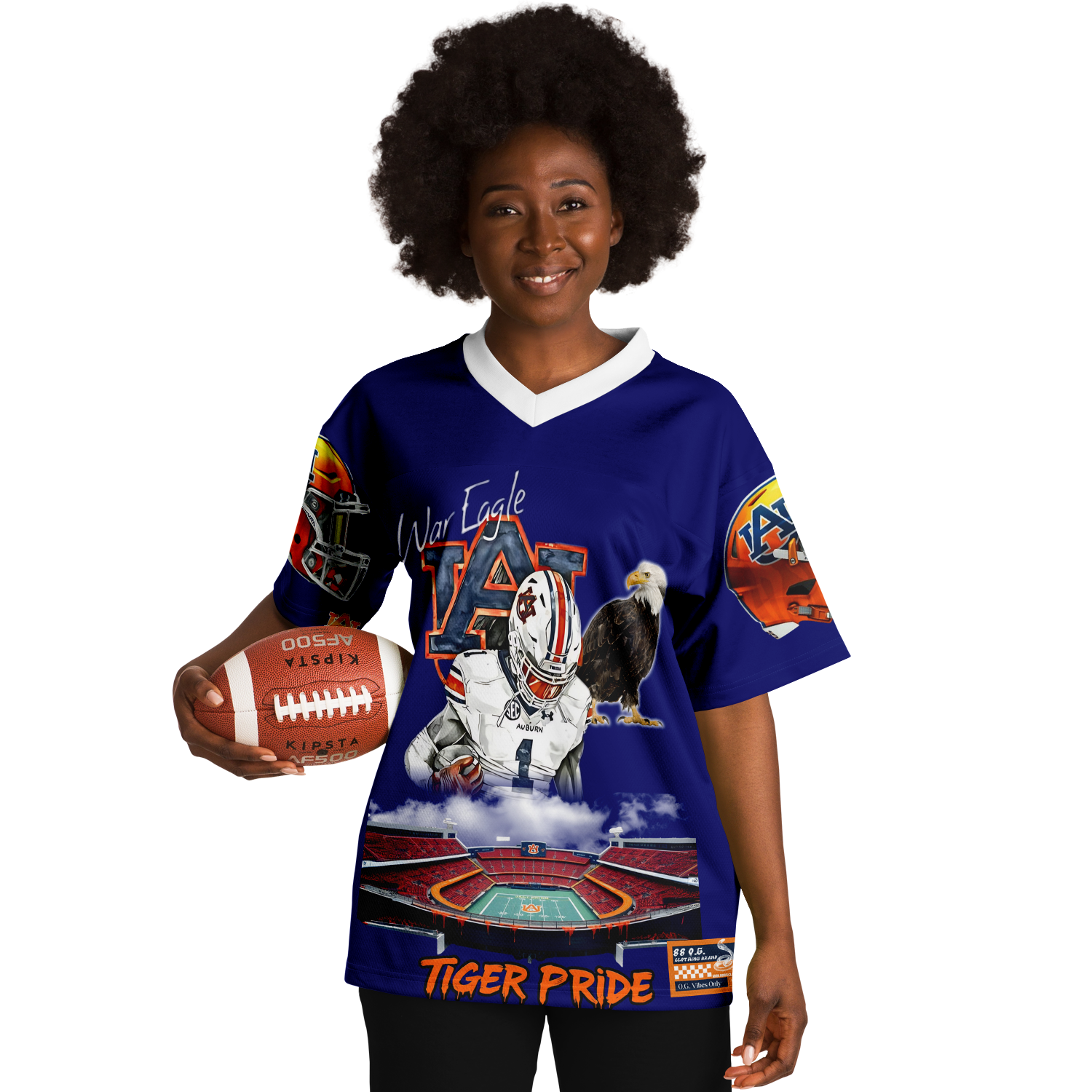 "TIGER PRIDE" FOOTBALL JERSEY