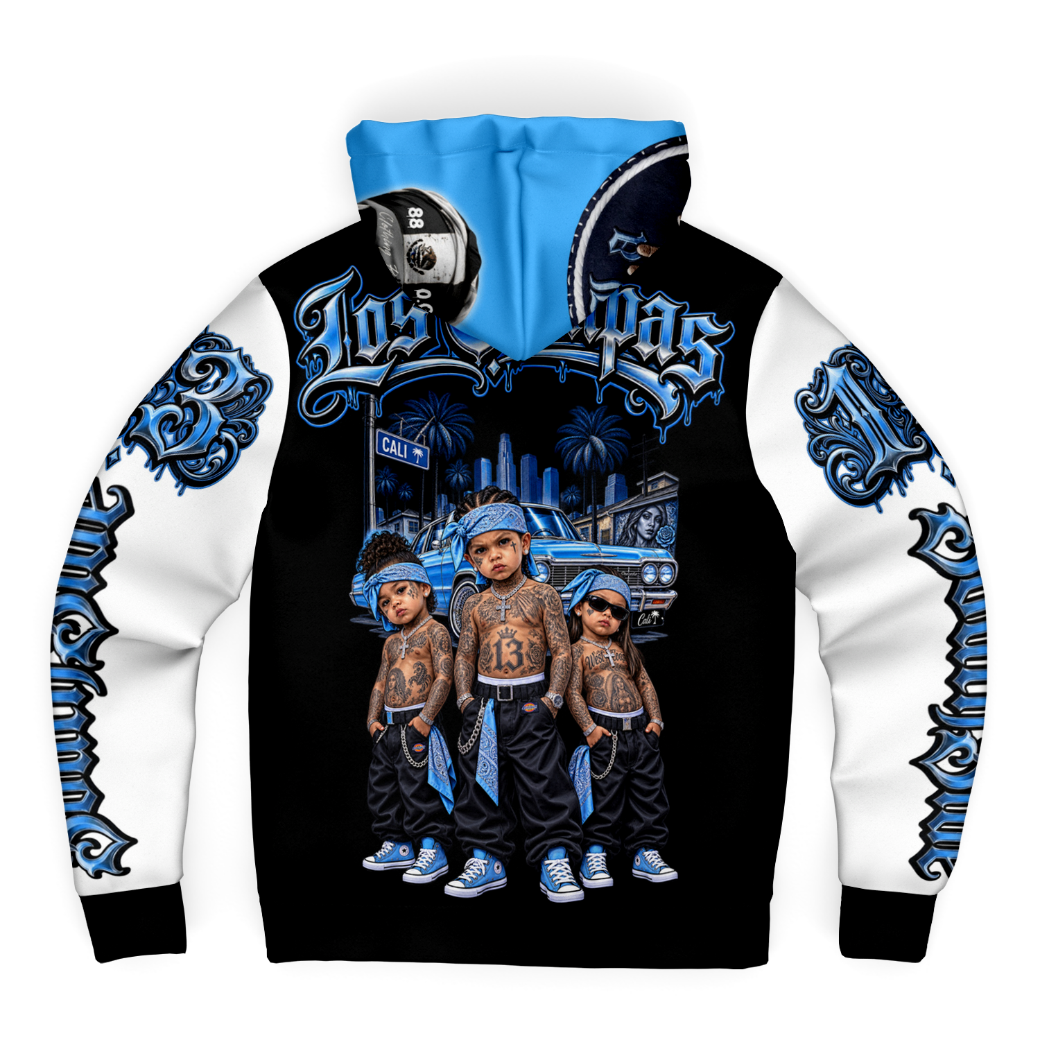 Southside Microfleece Ziphoodie - AOP